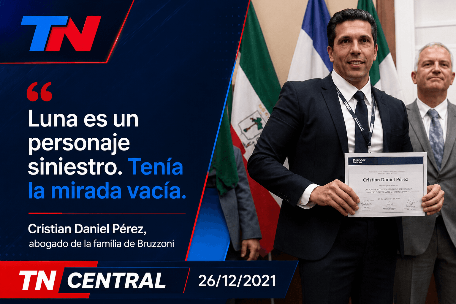 Portada de prensa — cobertura de TN sobre el caso Bruzzoni